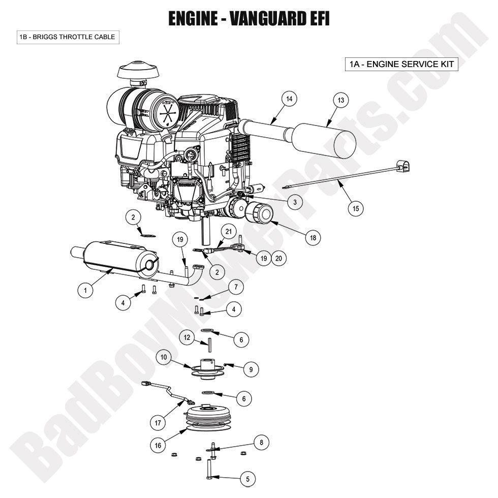 3531 - Bad Boy Mower Parts Lookup > 2024 > Revolt (48\"-61\" Decks) > Engine - Vanguard EFI